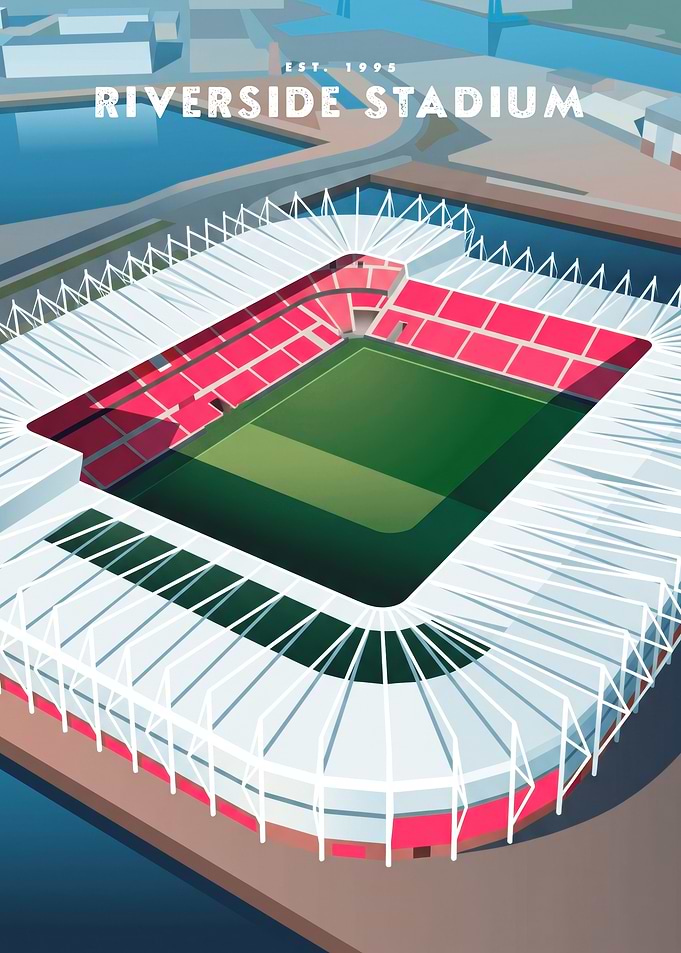 Riverside Stadium Illustration