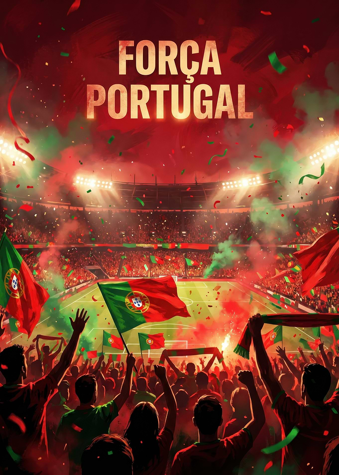 Forca Portugal Football Celebration