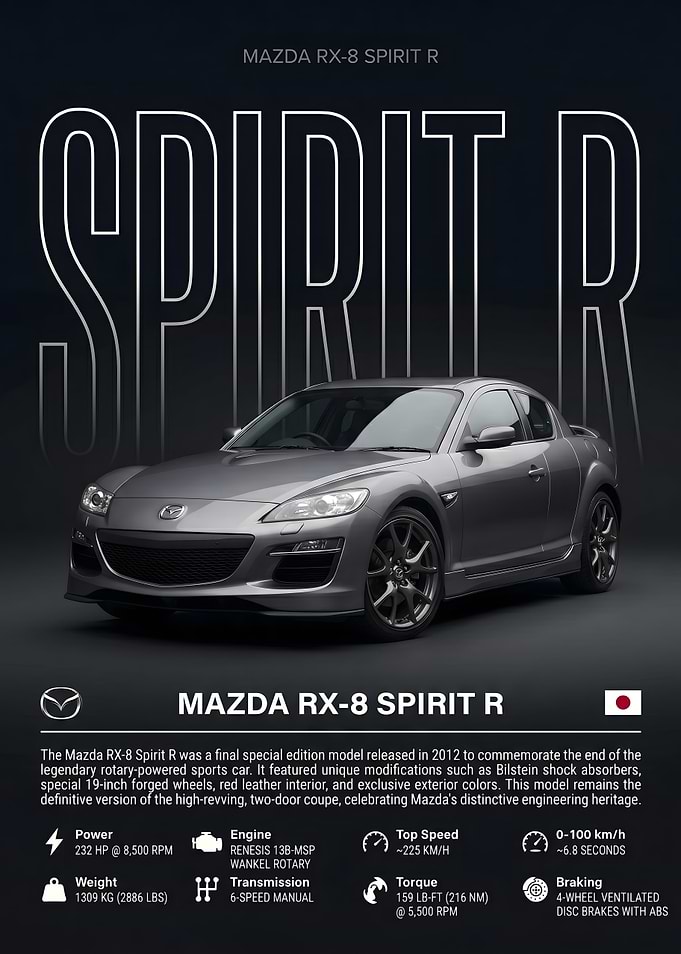 Mazda RX-8 Spirit R Poster