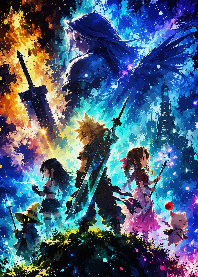 Final Fantasy VII Characters and Sephiroth