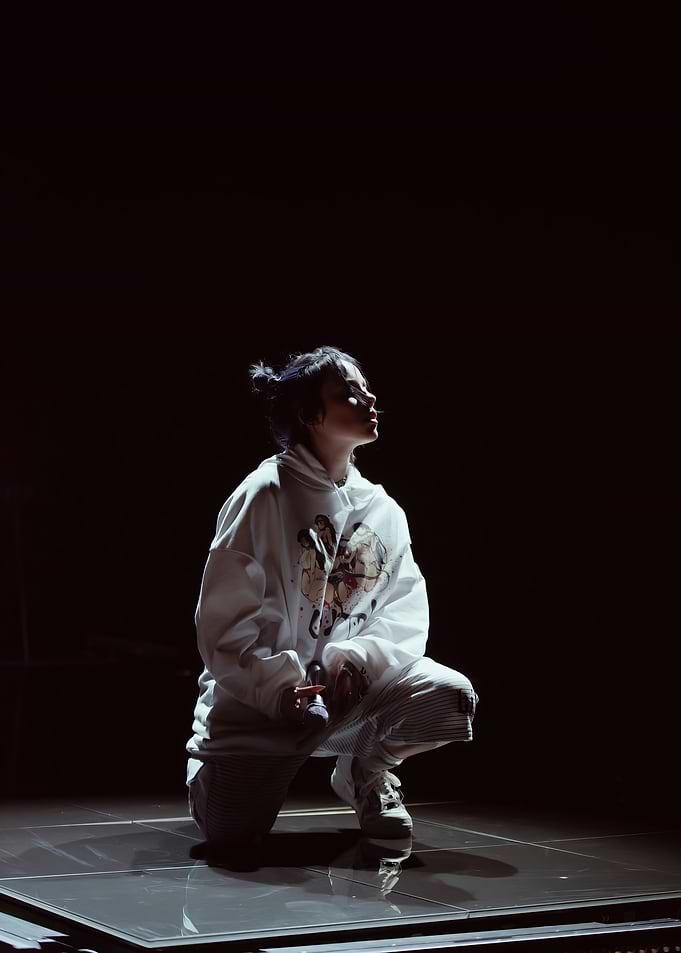 Billie Eilish on stage
