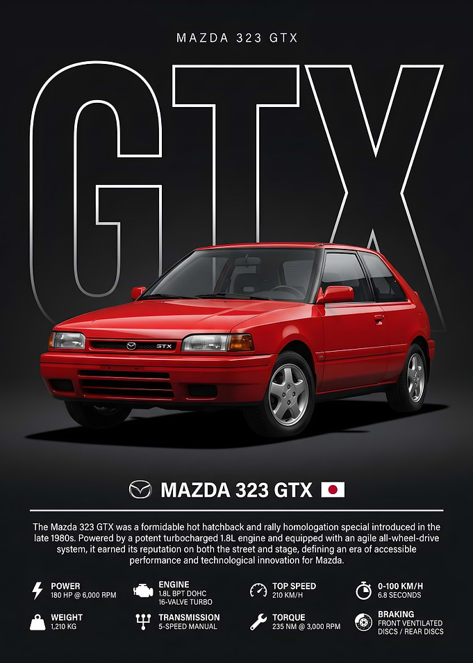 Mazda 323 GTX Hot Hatchback
