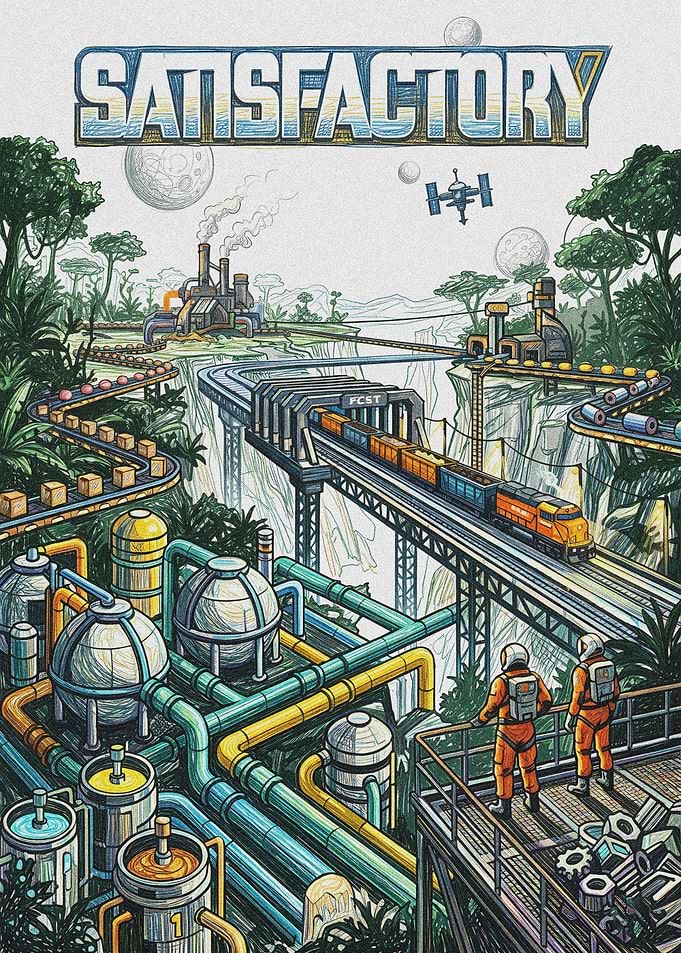 Satisfactory Game Art