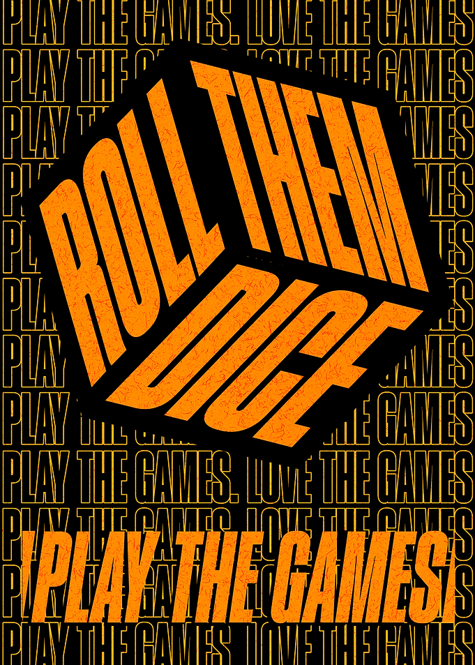 Roll Them Dice Cool Board Game Room Wall Art