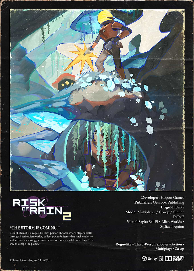 Risk of Rain 2 Game Poster