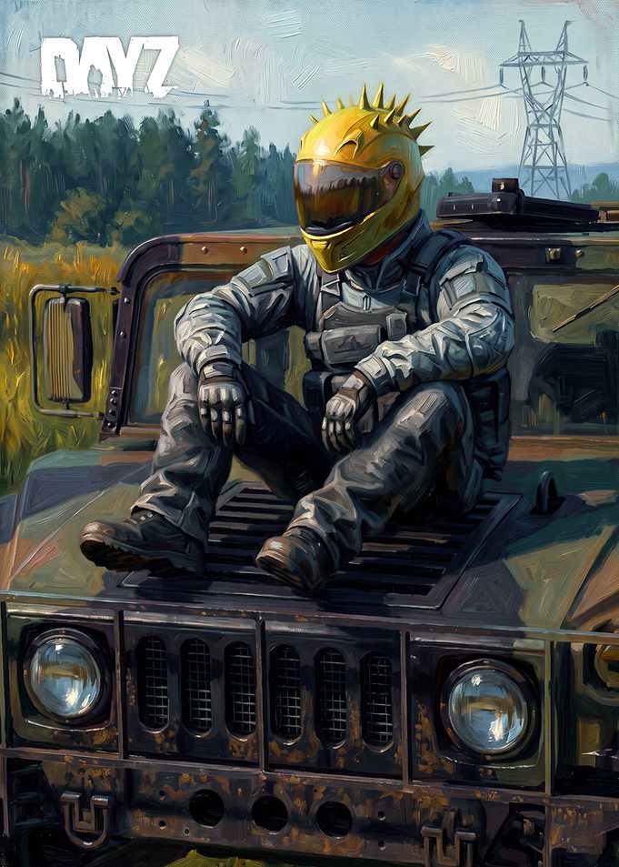DayZ Survivor on Humvee