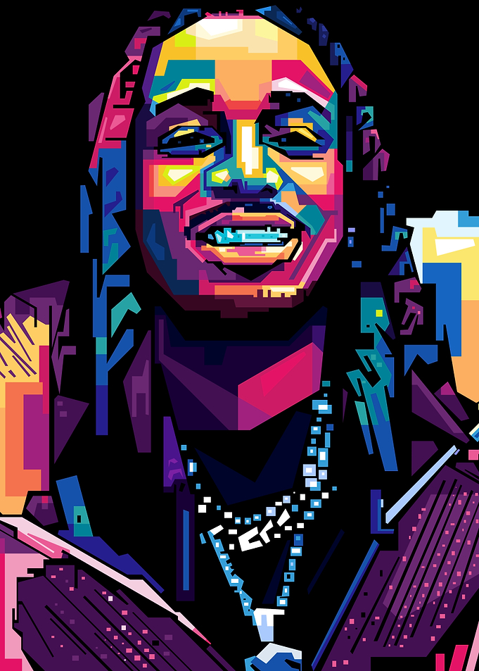 quavo WPAP Portrait of a Rapper