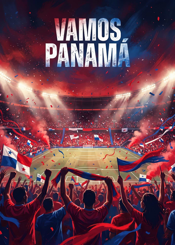 Vamos Panama Soccer Celebration