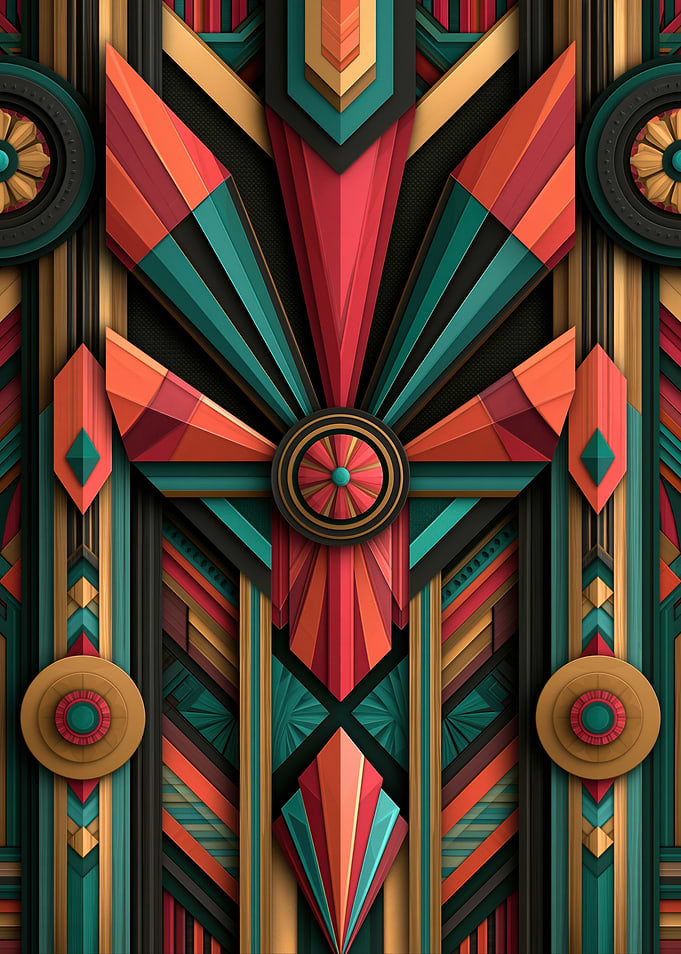 Art Deco Geometric Pattern