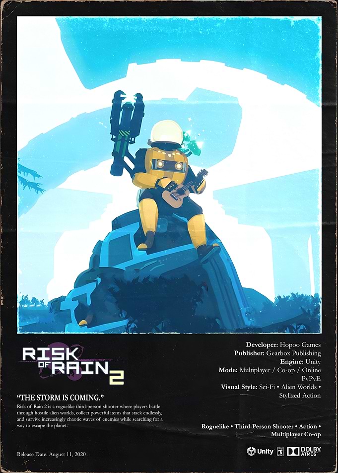 Risk of Rain 2 Game Poster