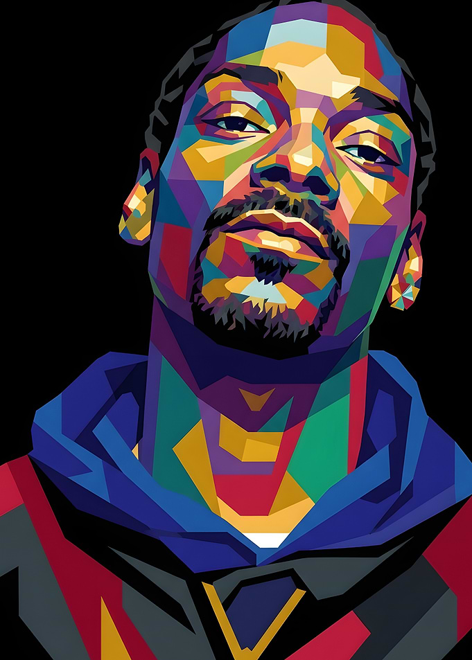 Snoop Dogg Pop Art Portrait