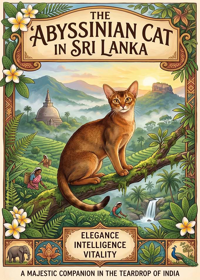 Abyssinian Cat in Sri Lanka