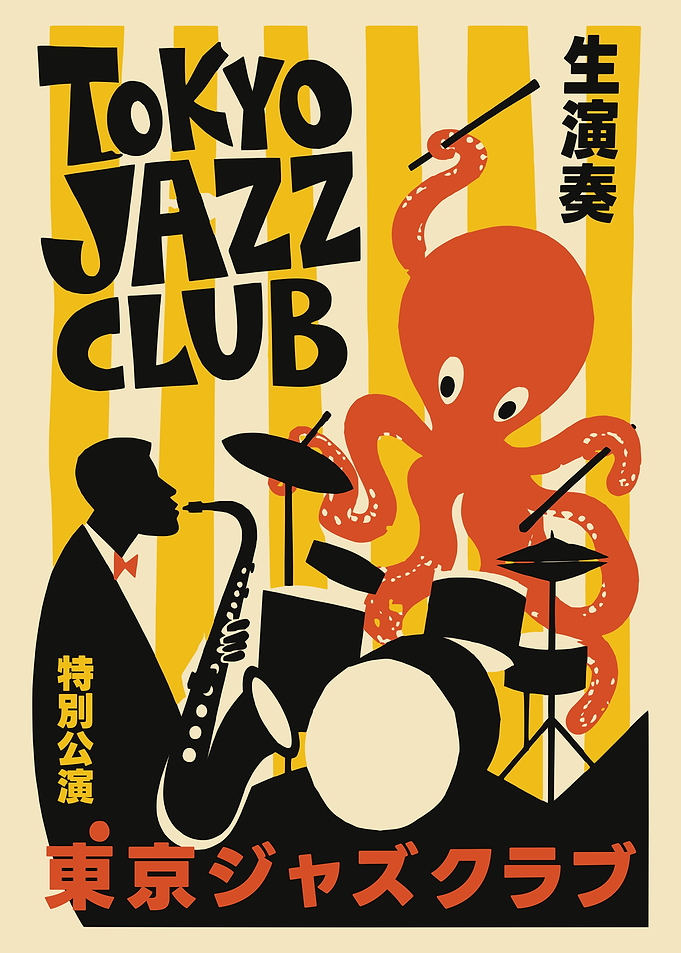 Tokyo Jazz Club Poster