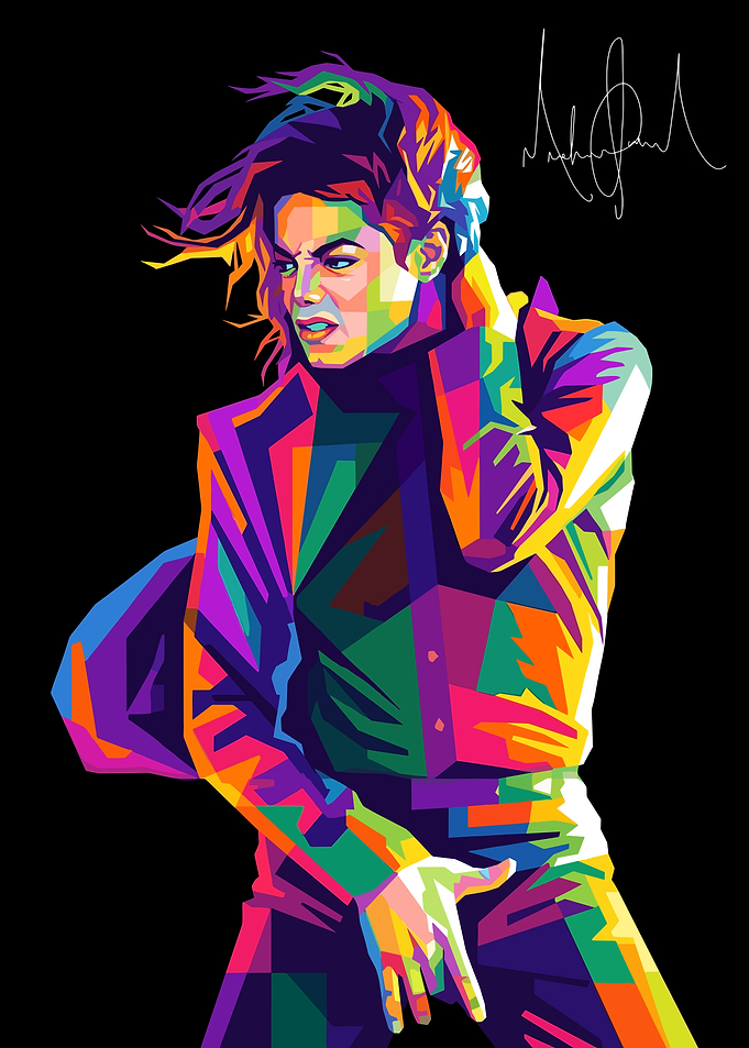 Michael Jackson Pop Art Portrait
