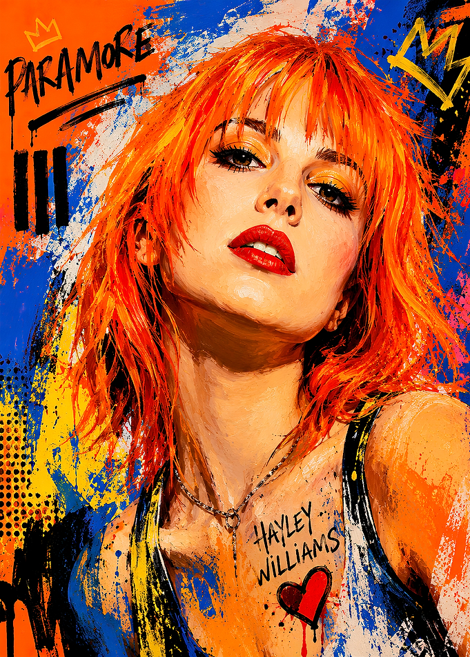 Paramore Hayley Williams Portrait