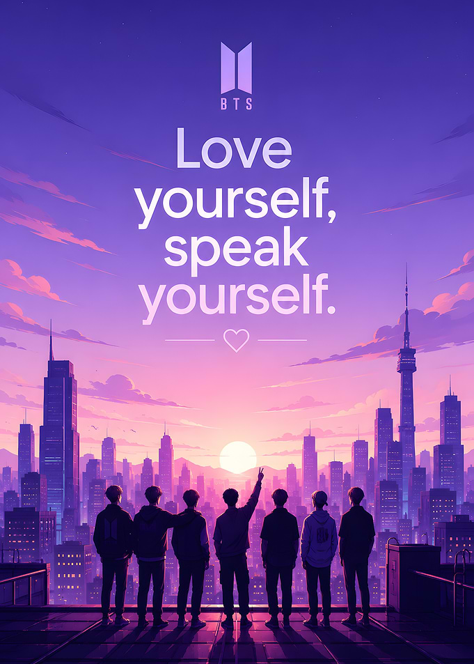 BTS Love Yourself Speak Yourself Poster