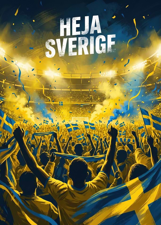 Heja Sverige Football Celebration