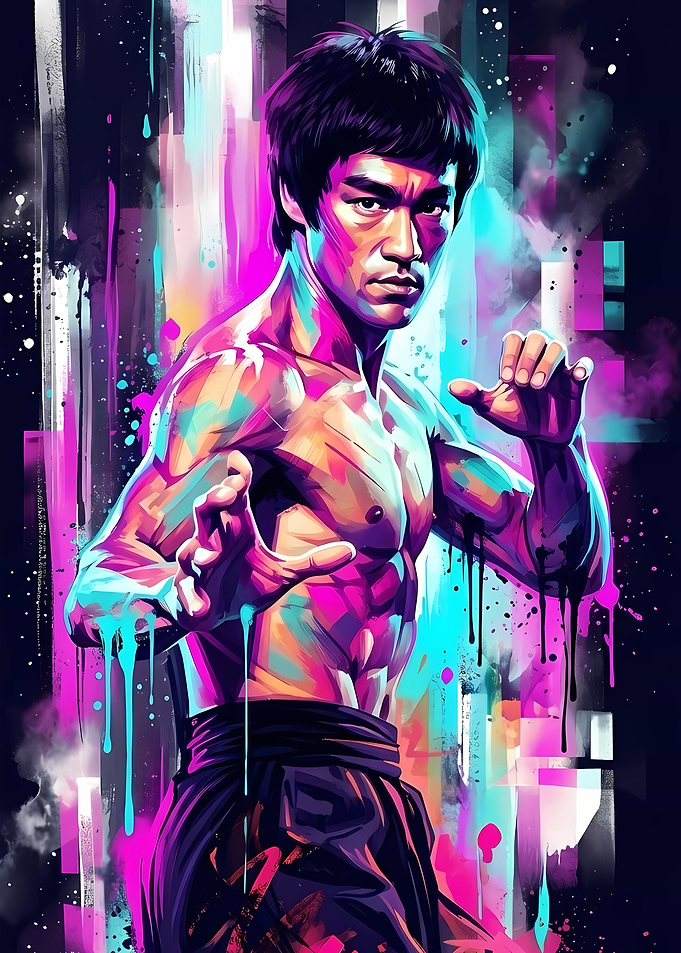 Bruce Lee Pop Art