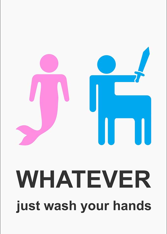 Funny Toilet Sign Wash Your Hands