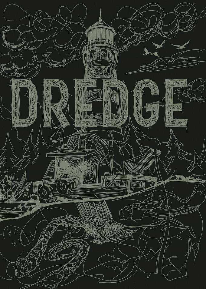 Dredge Lighthouse and Sea Monster