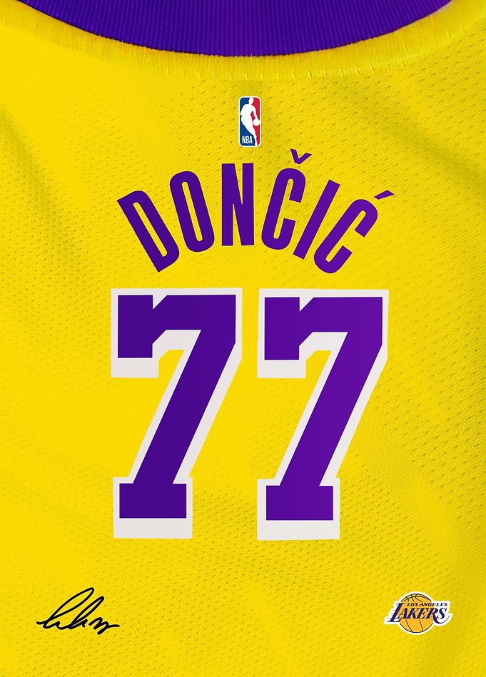 Lakers Signature Jersey- Luka Doncic