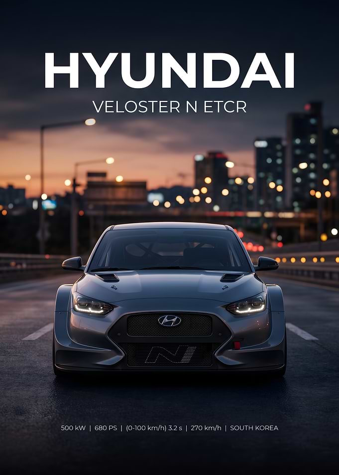 Hyundai Veloster N ETCR Race Car
