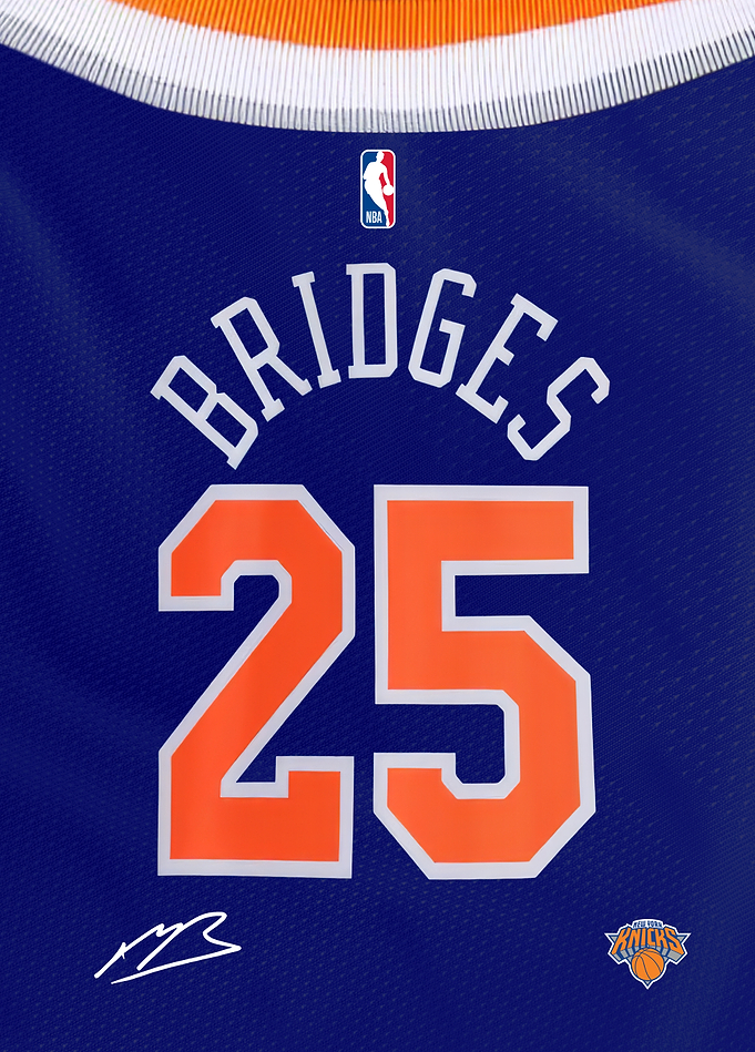 Knicks Signature Jersey- Mikal Bridges