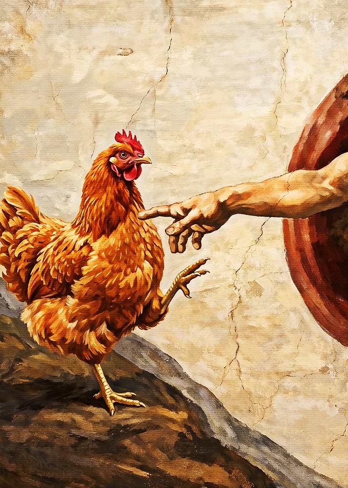 Chicken and God's Hand