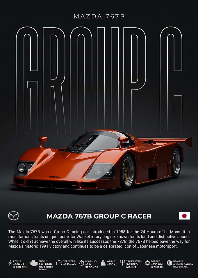 Mazda 767B Group C Racer
