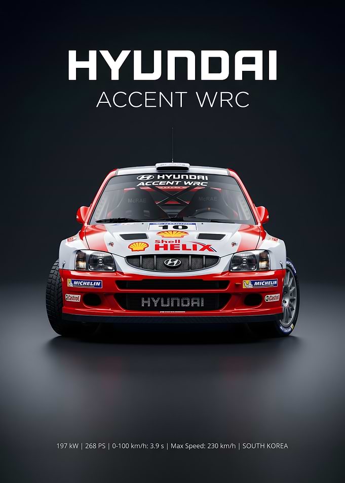 Hyundai Accent WRC Rally Car