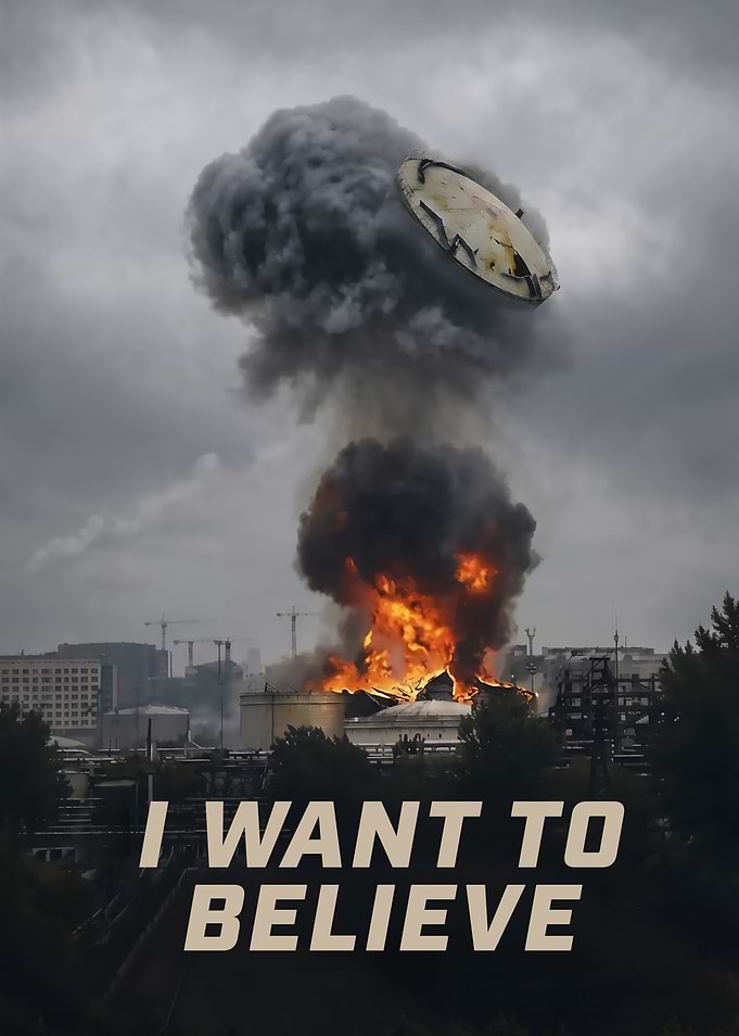 I Want to Believe Tank Explosion