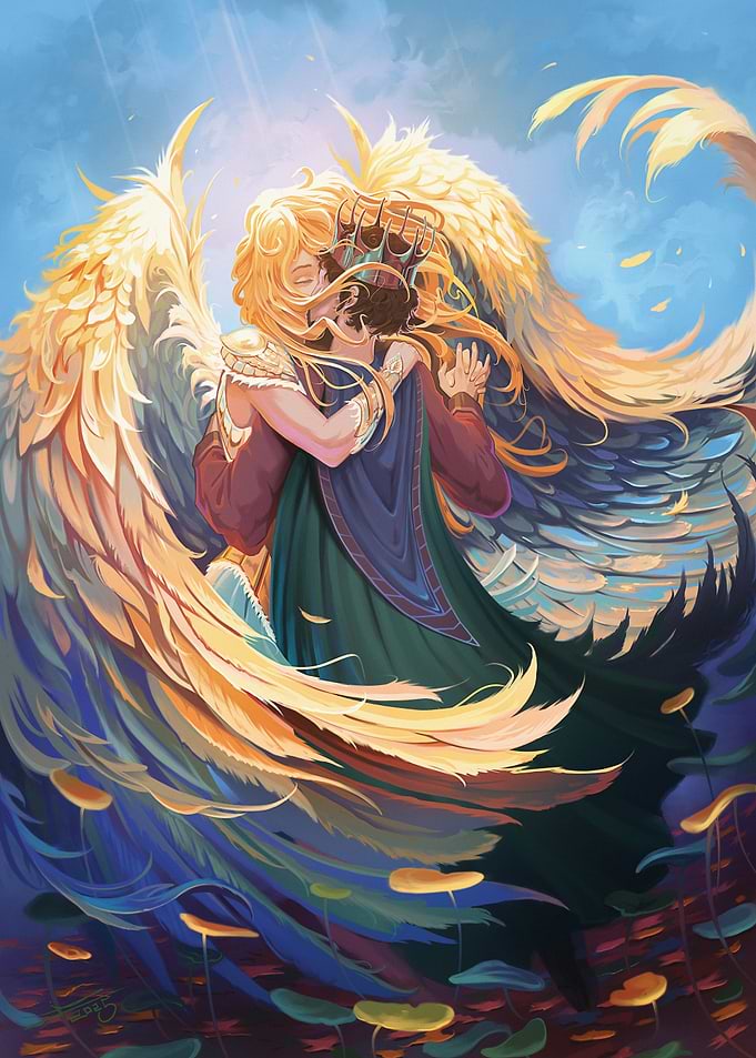 The kiss of an Angel - Romantic Fantasy