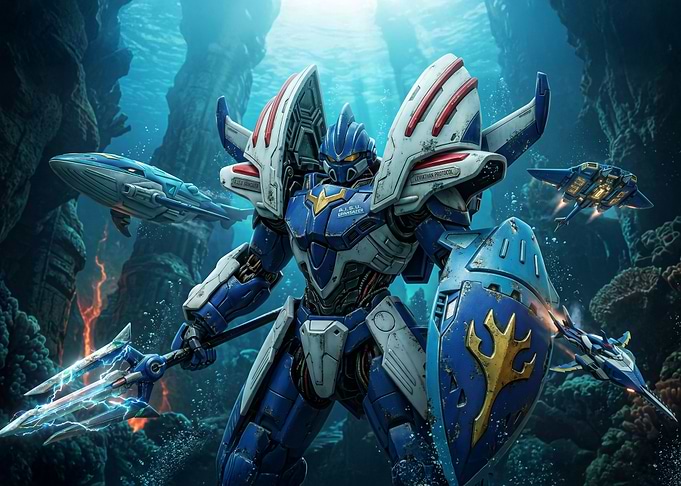 Leviathan Giant Whale Mecha King
