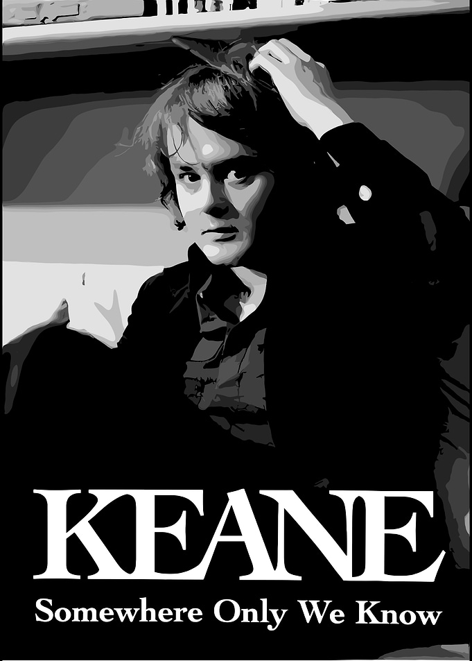 Keane 'Somewhere Only We Know' Poster