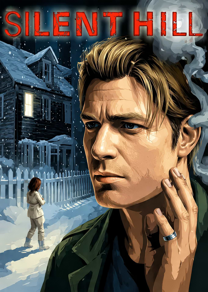 Silent Hill Harry Mason and Alessa