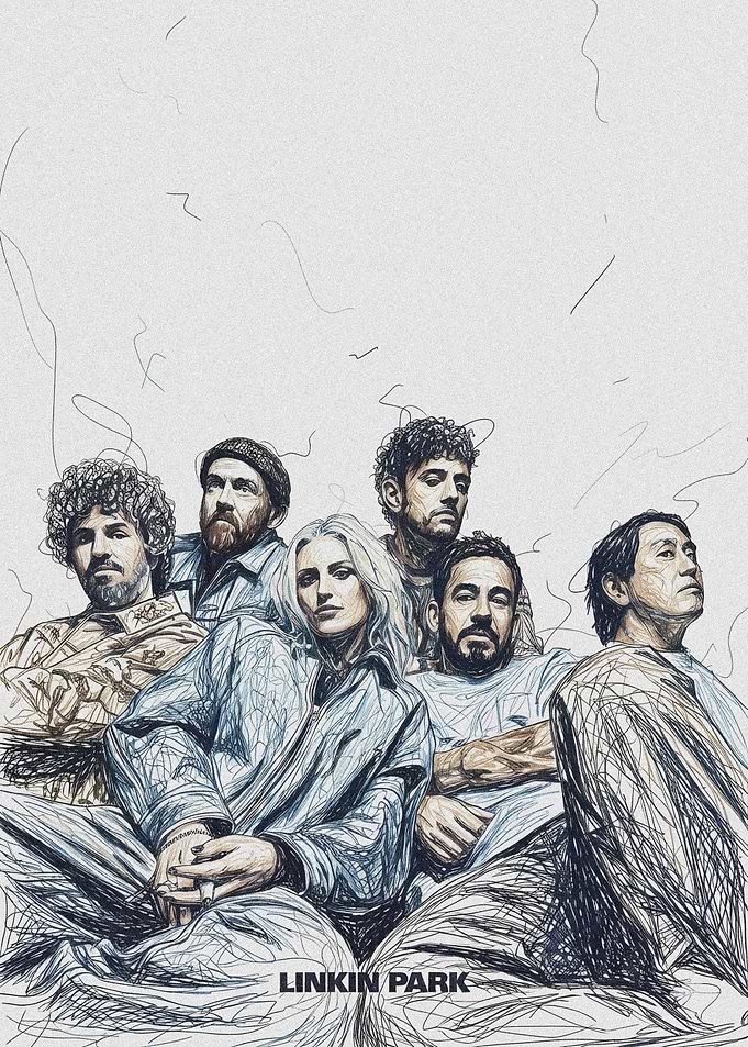 Linkin Park Band Portrait