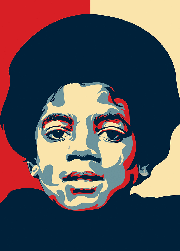 kids Michael Jackson Pop Art Portrait