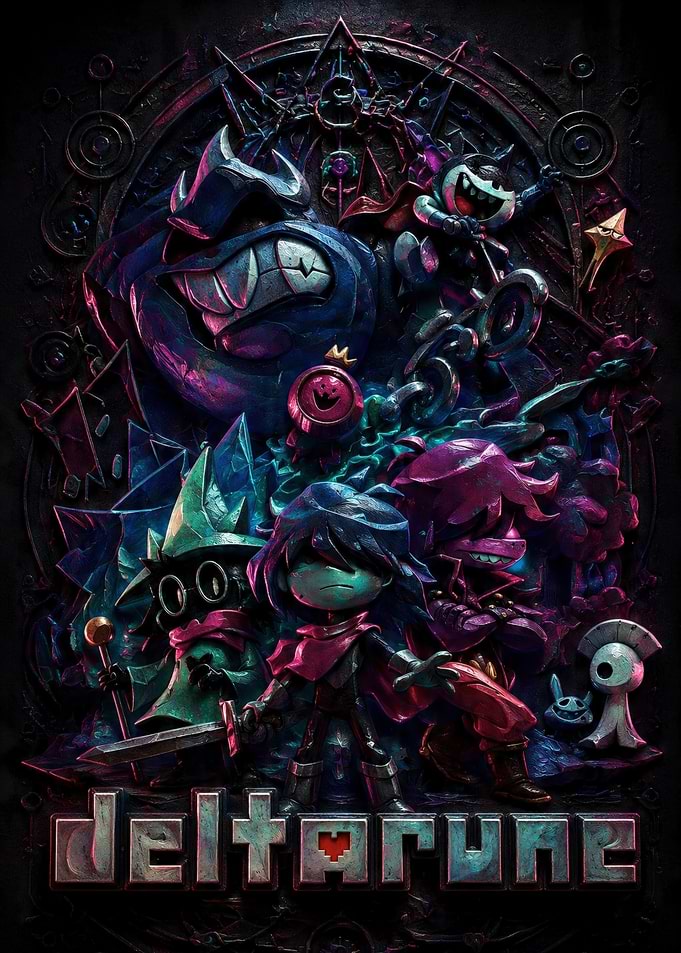 Deltarune Game Poster