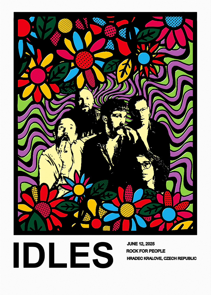 IDLES Band Poster