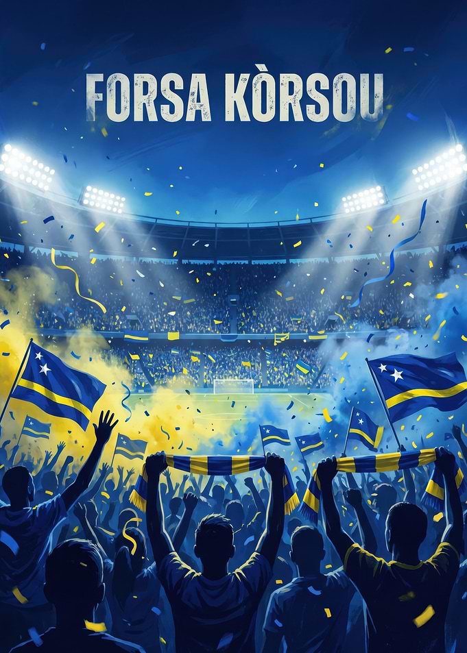 Forsa Korsou Soccer Fan Celebration