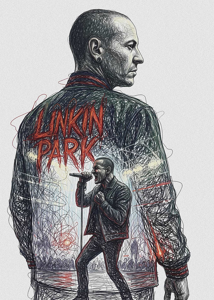 Chester Bennington Linkin Park Art