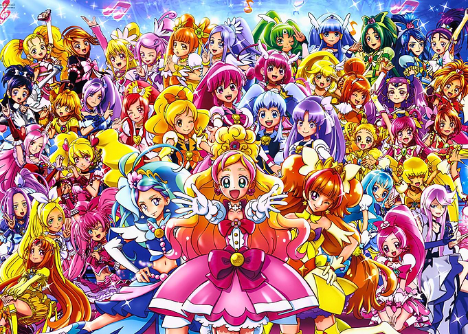 Pretty Cure All Stars Group Portrait