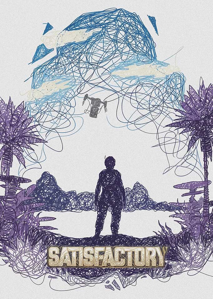 Satisfactory Game Poster