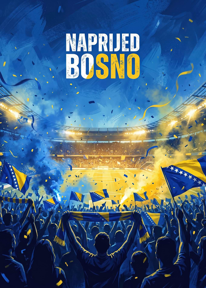 Bosnia and Herzegovina Fans Celebrate
