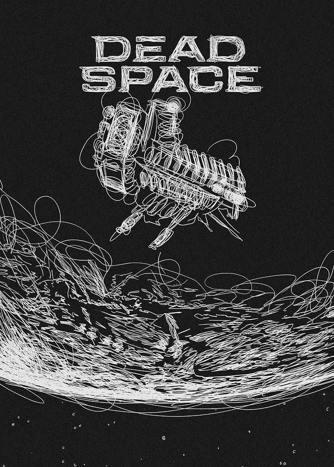 Dead Space Scribble Art