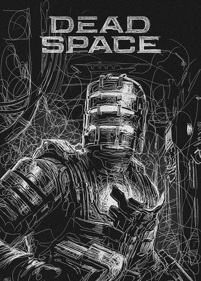 Dead Space Isaac Clarke Sketch