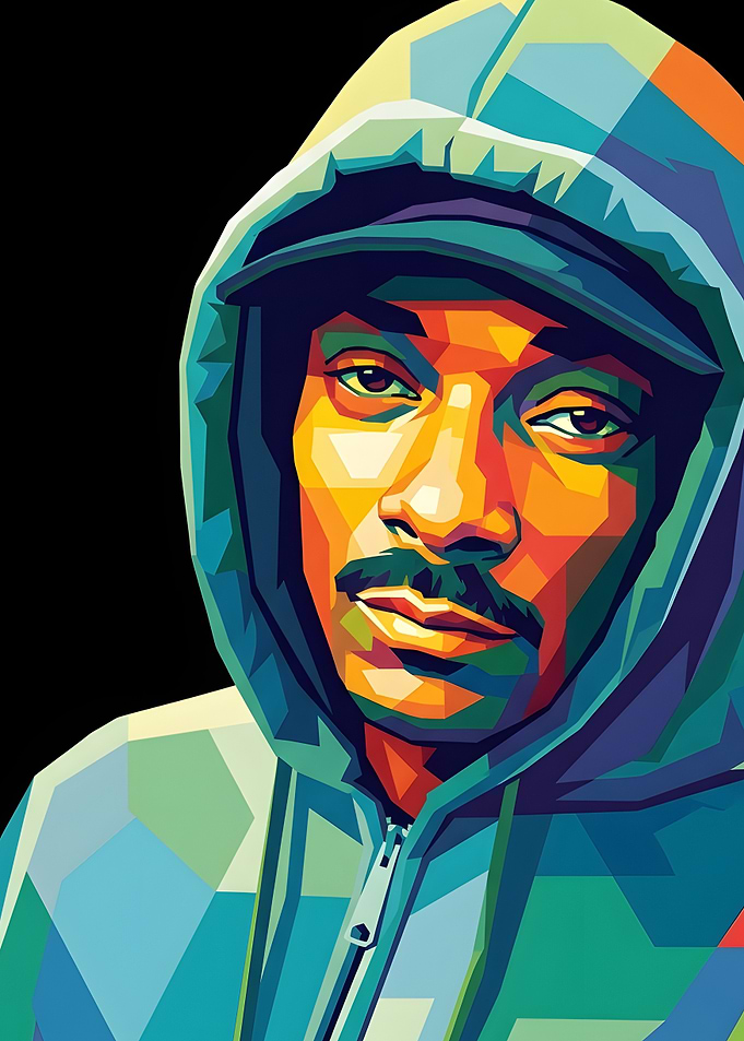 Snoop Dogg Pop Art Portrait