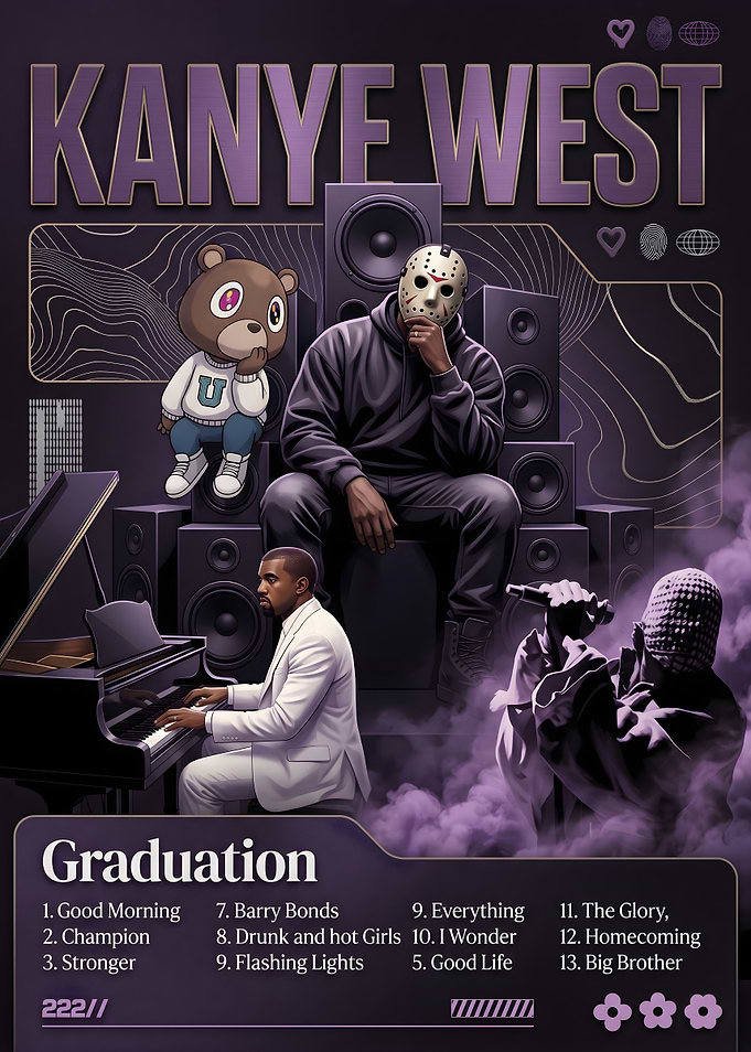 Kanye West Graduation Album Art
