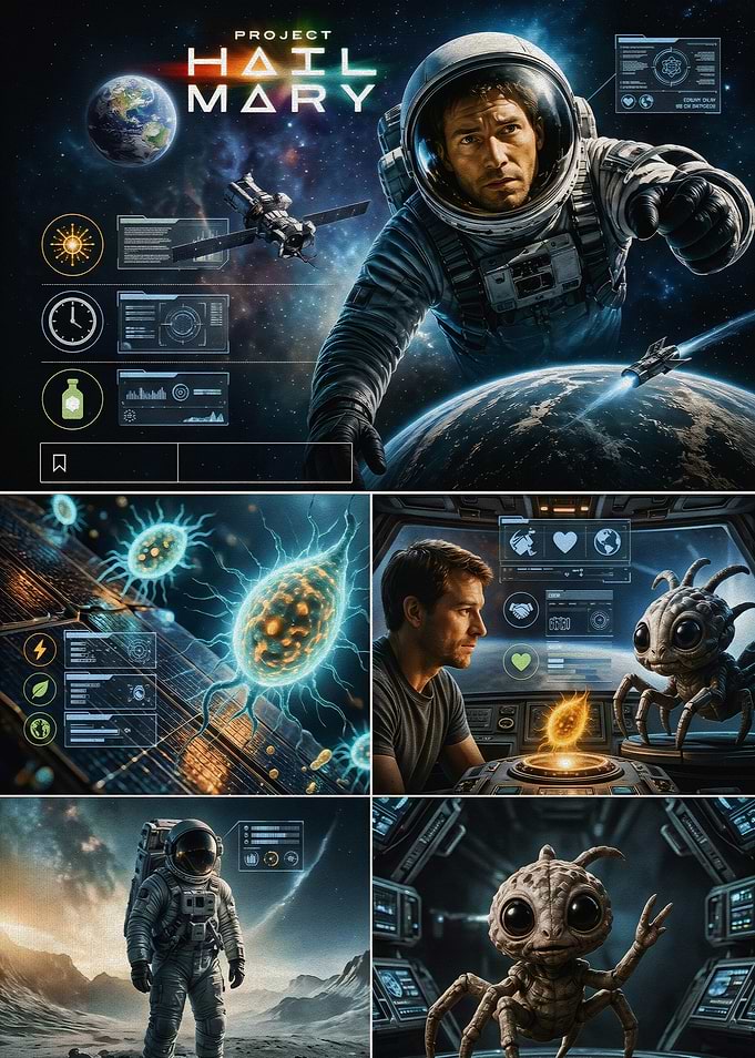 Project Hail Mary Sci-Fi Art