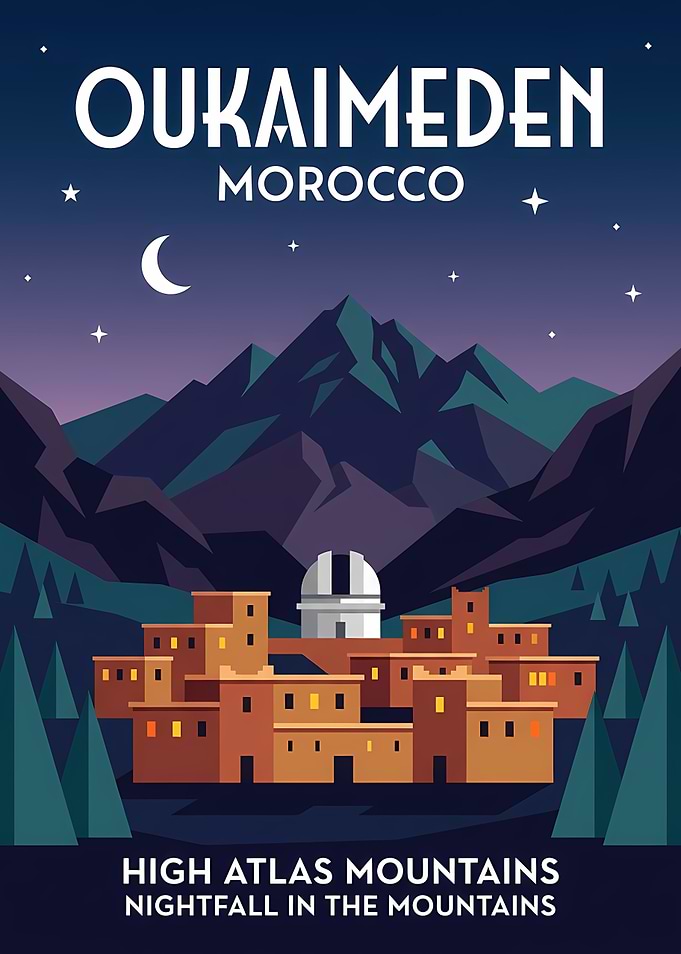 Oukaimeden Morocco Night Landscape